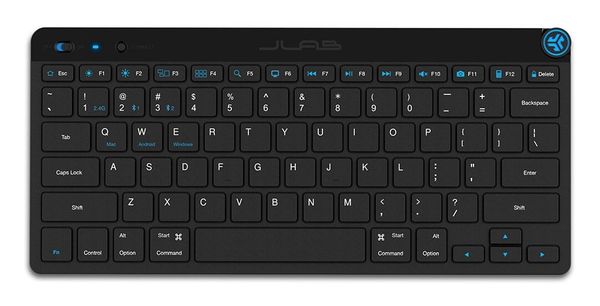 JLab GO keyboard Universal Bluetooth QWERTY English Black