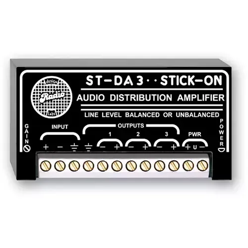 Radio Design Labs ST-DA3 audio amplifier 3.0 channels Public Address (PA) system Black - Image 1