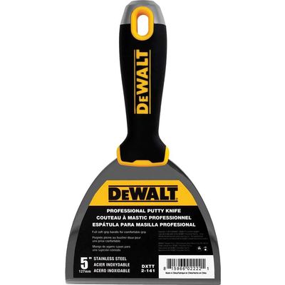 DeWalt Hammer End Dry Wall Jointing and Filling Knife 125mm