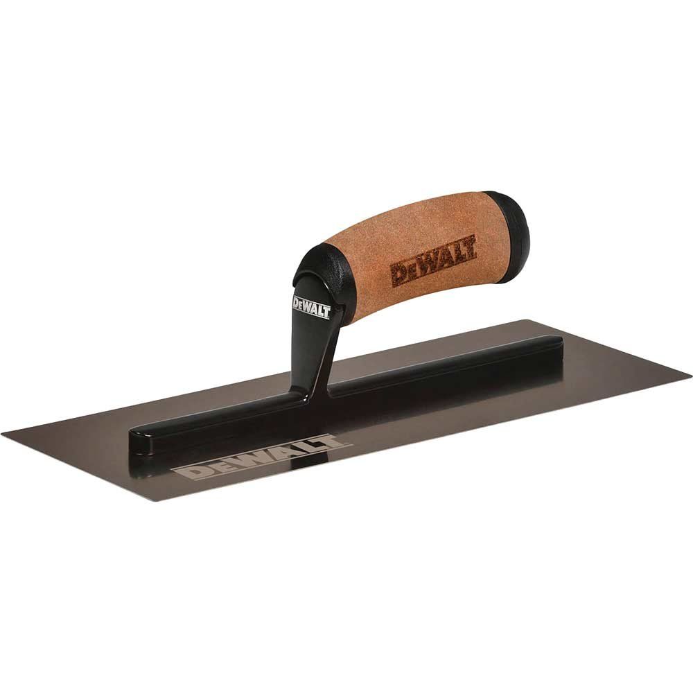 DeWalt Gold Stainless Steel Dry Wall Finishing Trowel 12" - Image 1