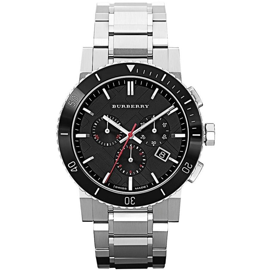 Burberry BU9380 Men's Watch 42mm The City Silver - Image 1