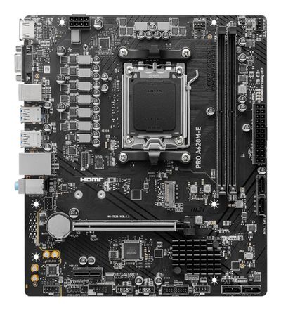 MSI PRO A620M-E motherboard AMD A620 Socket AM5 micro ATX