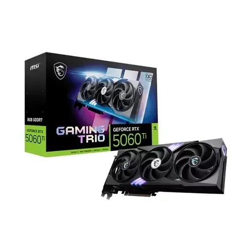 MSI GeForce RTX 5060 Ti 8G GAMING TRIO OC NVIDIA 8 GB GDDR7 - Image 1