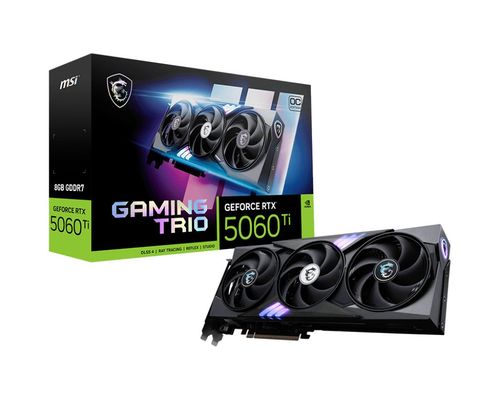 MSI GeForce RTX 5060 Ti 8G GAMING TRIO OC NVIDIA 8 GB GDDR7 - Thumbnail 2