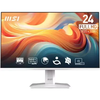 MSI Pro MP243W E14 computer monitor 60.5 cm (23.8") 1920 x 1080 pixels Full HD LCD White