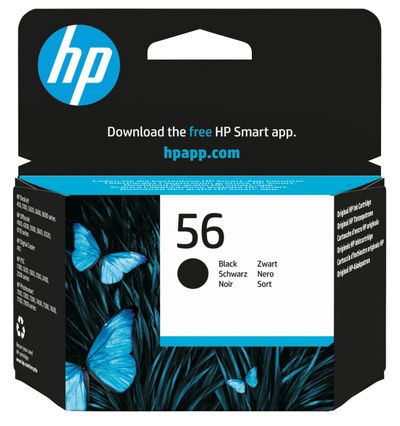 HP 56 Black Original Ink Cartridge