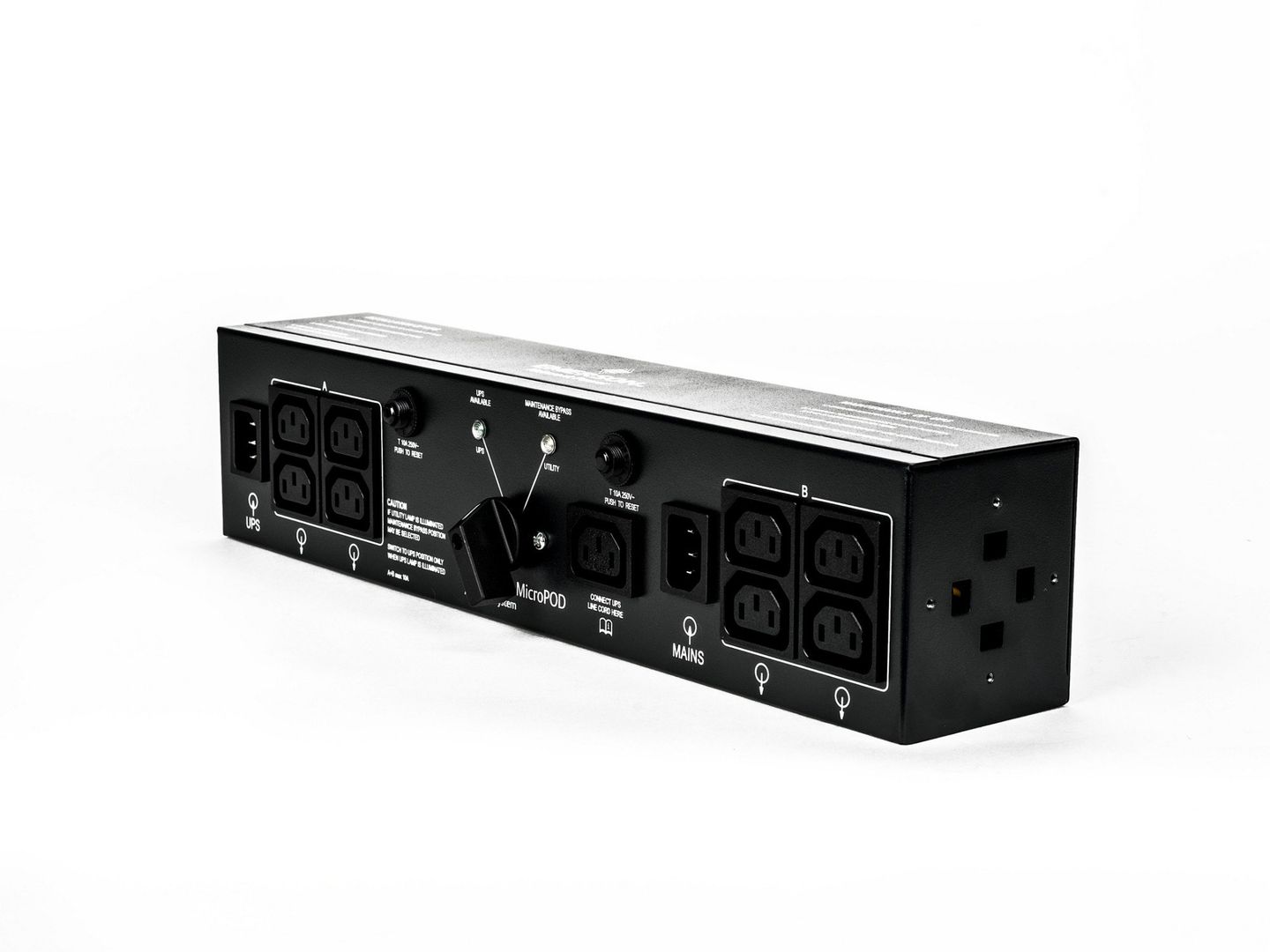 Vertiv Liebert MP2-210K power distribution unit (PDU) 4 AC outlet(s) 2U Black - Image 1