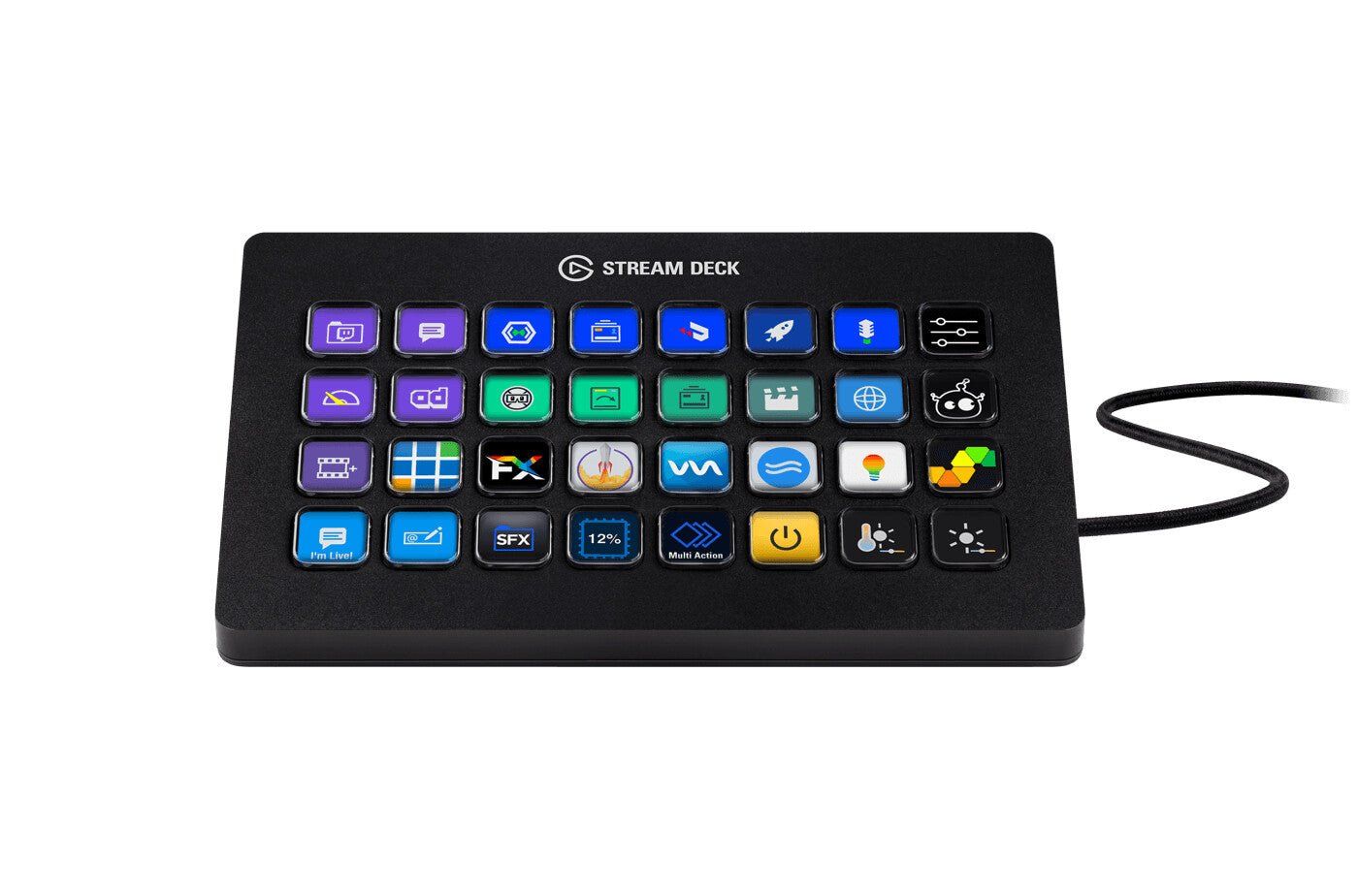 Elgato Stream Deck XL Black 32 buttons - Image 1