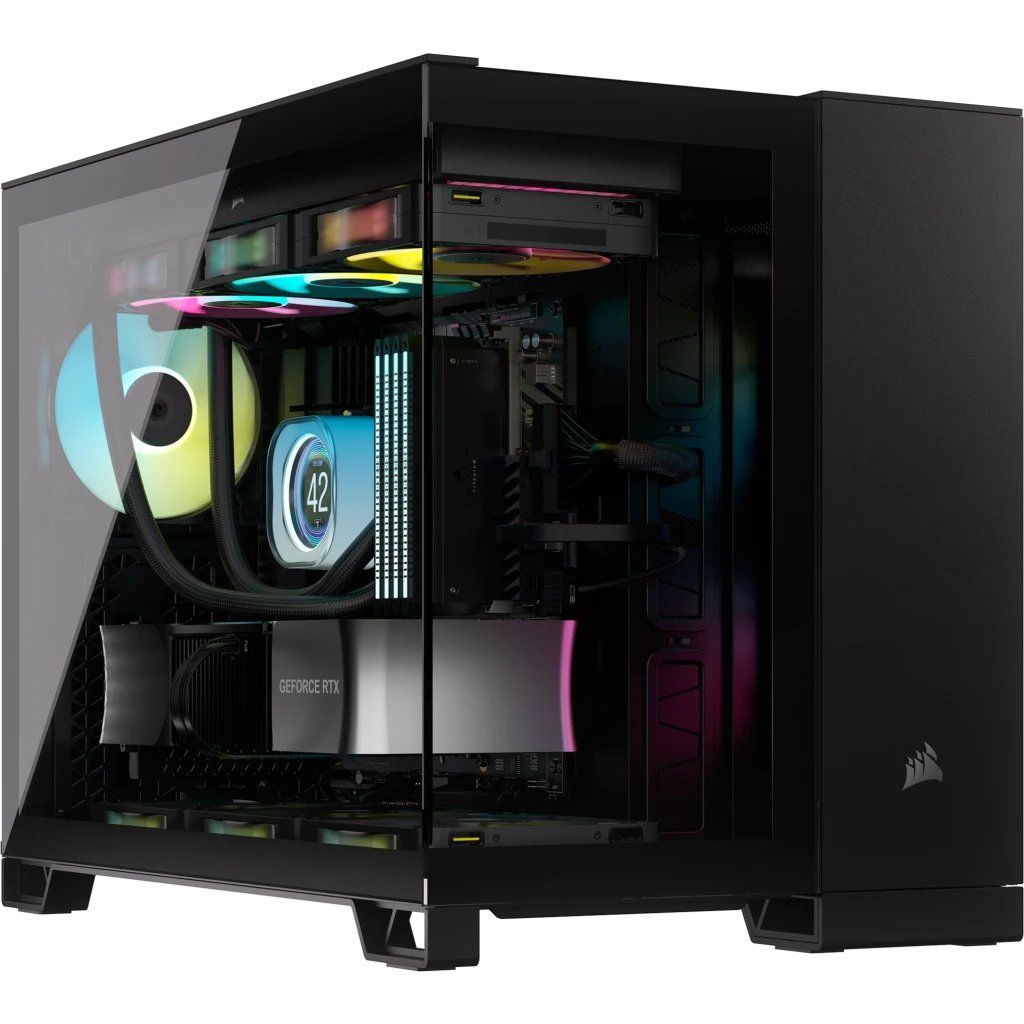 Corsair 2500X RGB Micro Tower Black - Image 1