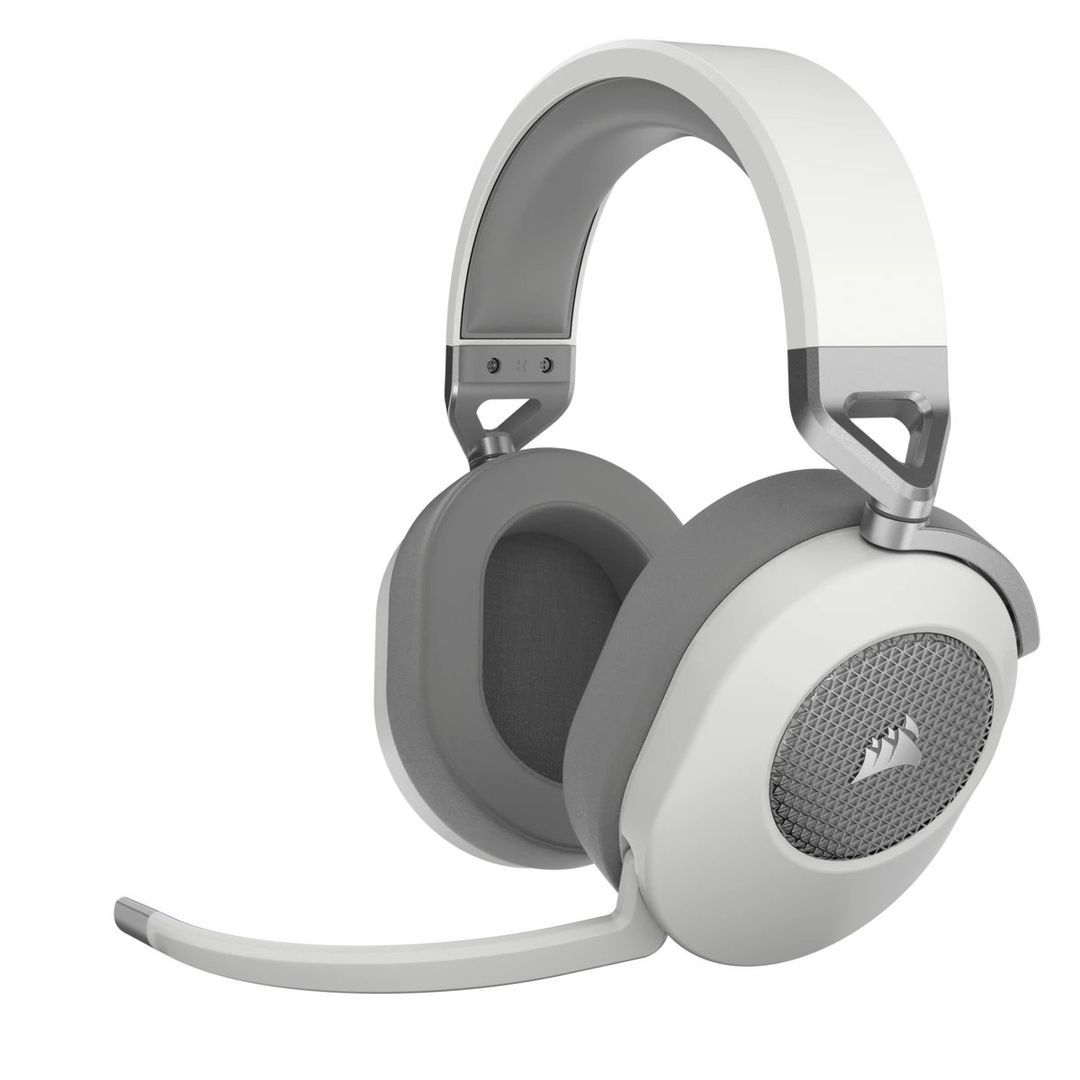 Corsair HS65 Headset Wireless Head-band Gaming Bluetooth White - Image 1