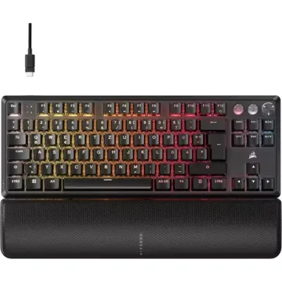 Corsair K70 PRO TKL keyboard Gaming USB QWERTZ UK English Black