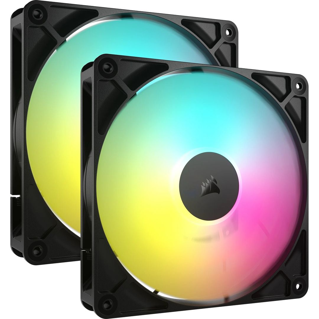 Corsair RS140 ARGB Computer case Fan 14 cm Black 2 pc(s) - Image 1