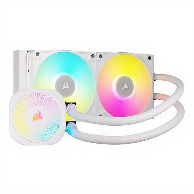 Corsair iCUE LINK TITAN RX RGB Processor All-in-one liquid cooler 12 cm White 1 pc(s) - Image 1