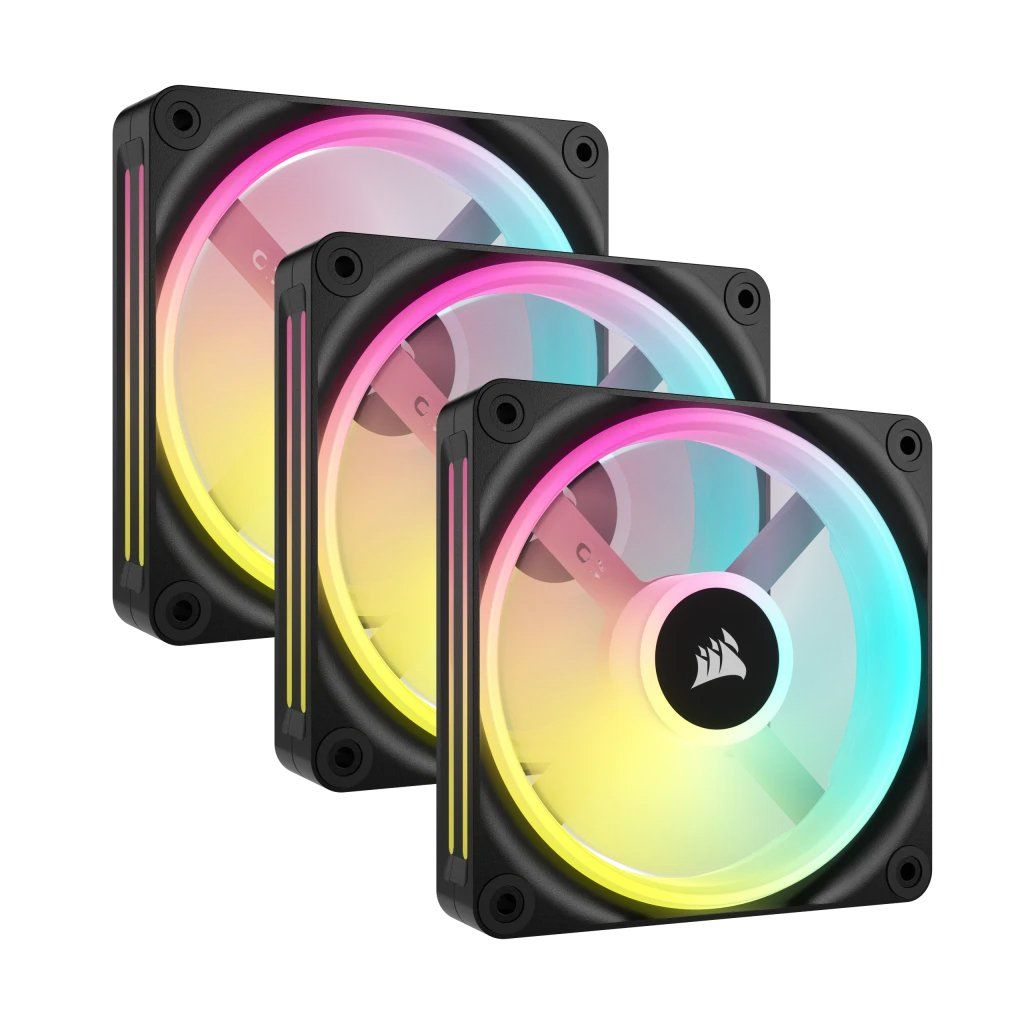 Corsair Air CO-9051002-WW computer cooling system Computer case Fan 12 cm Black 3 pc(s) - Image 1