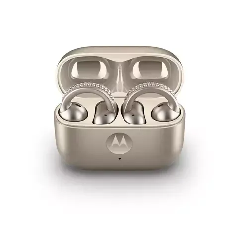 Motorola moto buds loop Headset Wireless Ear-clip-on Calls/Music/Sport/Everyday Bluetooth Beige - Image 1