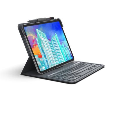 ZAGG Messenger Folio 2 QWERTY English Bluetooth Charcoal - Thumbnail 2