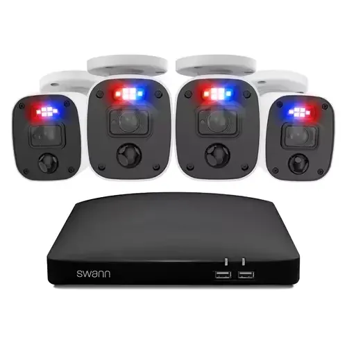 Swann Home Wired 2K DVR Security System - 4 Camera Kit - Image 1