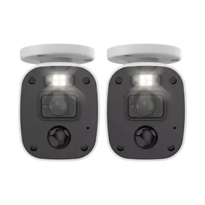 Swann Home 2K DVR Audio/Video Flashing & Spotlight Add-On Bullet Camera 2 Pack