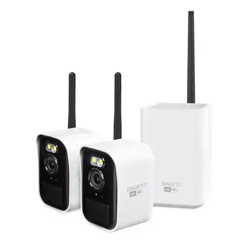 Swann MaxRanger4K Mini Long-Range Wireless Security System with 2 Cameras - Image 1