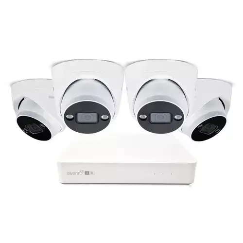 Swann AdvancedX 3K Wired NVR Security System with 24/7 Recording - 4 Dome Camera Kit - Image 1