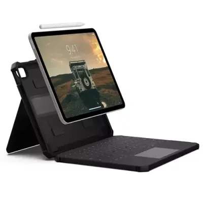 Urban Armor Gear Rugged USB-C Keyboard iPad 11" (A16)(11th Gen 2025) Folio Case