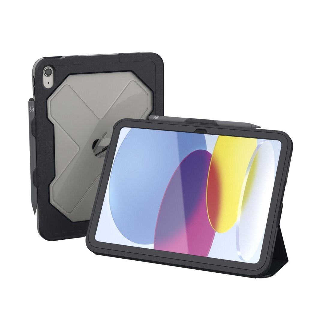 ZAGG Rugged Messenger Case Apple iPad 10.9" 10th Gen Charcoal - Image 1