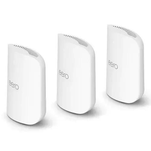 eero Pro 7 Wi-Fi 7 (802.11be) Tri-band (2.4 GHz / 5 GHz / 6 GHz) Ethernet LAN White Rack/wall router - Image 1