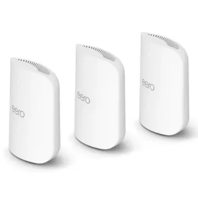 eero Pro 7 Wi-Fi 7 (802.11be) Tri-band (2.4 GHz / 5 GHz / 6 GHz) Ethernet LAN White Rack/wall router