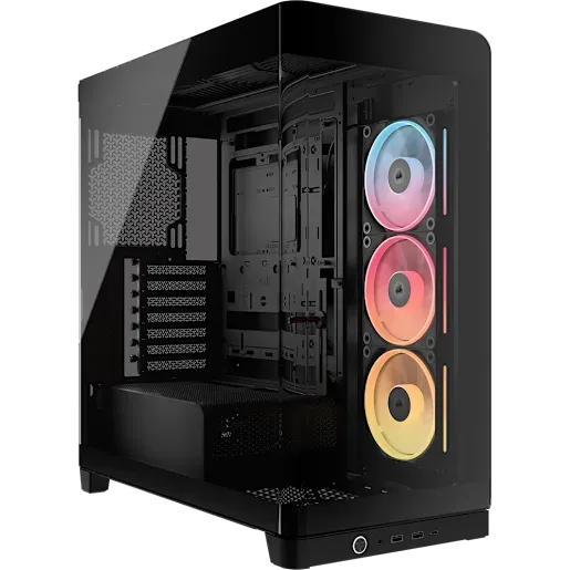 Corsair 4500X LX-R RGB Tempered Glass Mid-Tower Black Midi Tower - Image 1