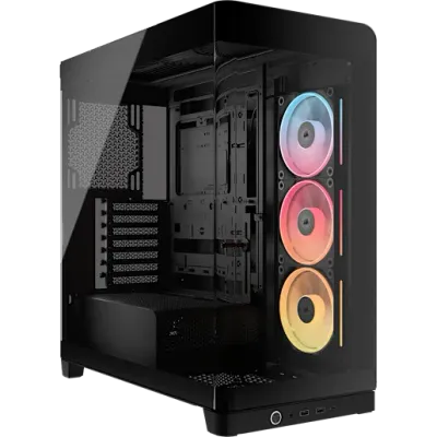Corsair 4500X LX-R RGB Tempered Glass Mid-Tower Black Midi Tower