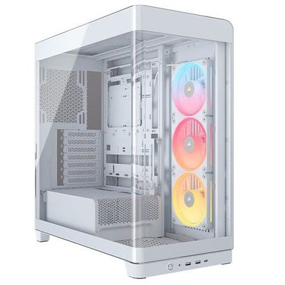 Corsair 4500X LX-R RGB Tempered Glass Mid-Tower White Midi Tower - Thumbnail 3
