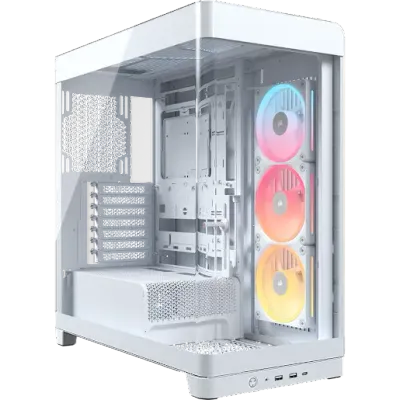 Corsair 4500X LX-R RGB Tempered Glass Mid-Tower White Midi Tower