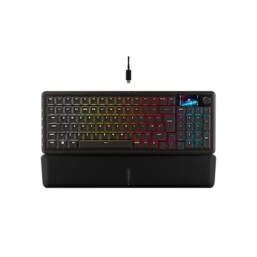 Corsair VANGUARD 96 W/L KB MLX Wired USB Mechanical QWERTY RGB LED Black - Image 1