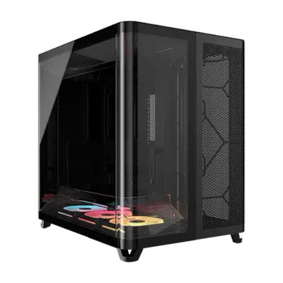 Corsair AIR 5400 LX-R RGB iCUE LINK Midi Tower Black