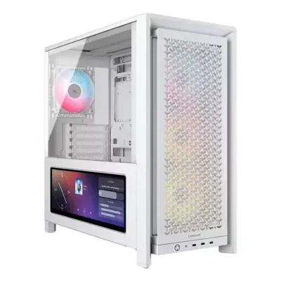 Corsair FRAME 4000D LCD RS ARGB Midi Tower White