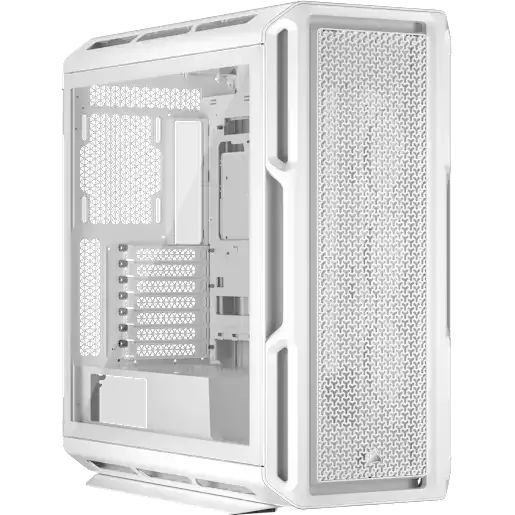 Corsair 5000T Midi Tower PC White ATX EATX micro ATX Mini-ITX Plastic Steel Tempered glass Gaming - Image 1