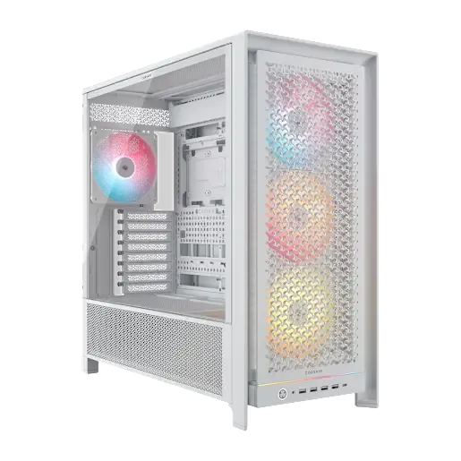 Corsair FRAME 5000D RS ARGB Midi Tower PC White ATX EATX micro ATX Mini-ITX Plastic Steel Tempered glass Gaming - Image 1