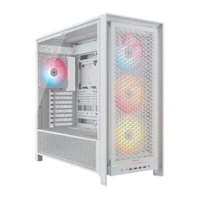 Corsair FRAME 5000D RS ARGB Midi Tower PC White ATX EATX micro ATX Mini-ITX Plastic Steel Tempered glass Gaming