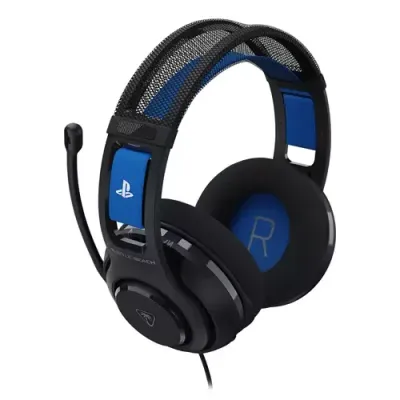 Turtle Beach Atlas 200 Black Wired Gaming Headset for PS5 and PS4 - officially licensed for PlayStation Wired 20 - 20000 Hz Gaming 280 g Headset Black