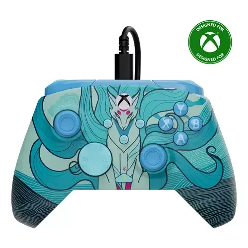 Turtle Beach Rematch Advanced Blue Kitsune Wired Gaming Controller for Xbox and PC Powered Glow Remappable Buttons Hall-Effect Hair Triggers 8ft Cable Officially Licensed by Xbox - Image 1