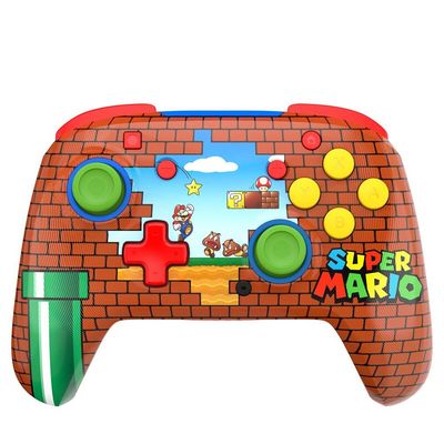 Turtle Beach Rematch Wireless Controller: Mario Bricks Reveal Officially Licensed by Nintendo. Also works with Nintendo Switch 2 (C Button is not on this controller) - Thumbnail 2