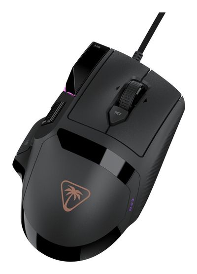 Turtle Beach Command Series MC3 Wired Gaming Mouse - 30K DPI Owl‑Eye Optical Sensor, 4D Scroll Wheel, 1K Polling Rate, Titan Optical Switches, RGB Lighting