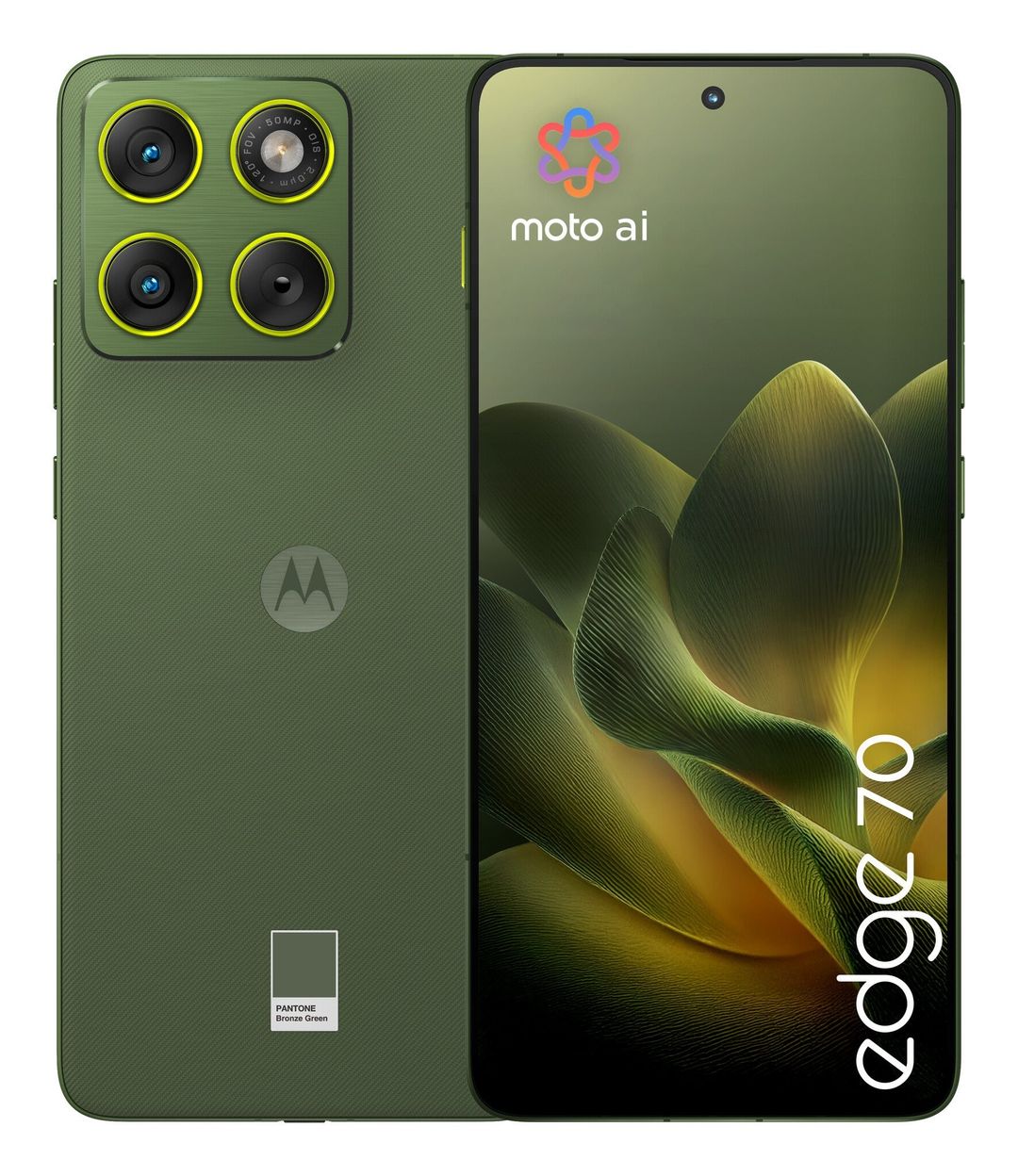 Motorola edge 70 17 cm (6.7") Dual SIM Android 16.0 5G USB Type-C 12 GB 512 GB 4800 mAh Green - Image 1