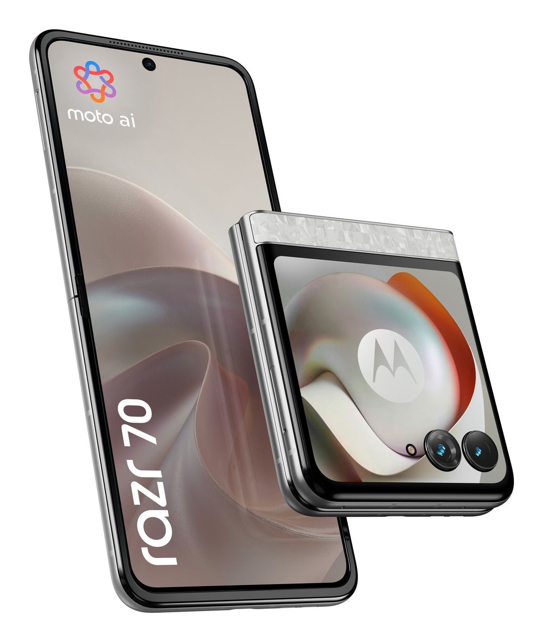 Motorola razr 70 17.5 cm (6.9") Dual SIM Android 16.0 5G USB Type-C 8 GB 256 GB 4800 mAh White - Image 1