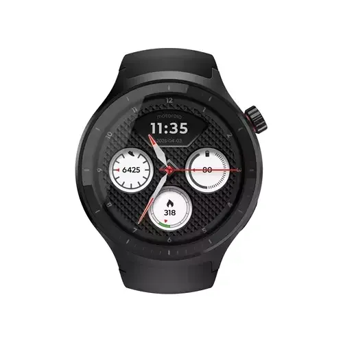 Motorola Moto Watch 3.63 cm (1.43") OLED 47 mm Digital Touchscreen Black GPS (satellite) - Image 1