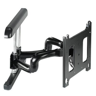 Chief PNRUB Large Flat Panel Swing Arm Wall Display Mount - 25 Inch Extension 2.16 m (85") 200 x 200 mm 800 x 400 mm -17 - 5 Steel Black - Thumbnail 2