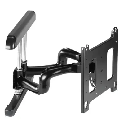 Chief PNRUB Large Flat Panel Swing Arm Wall Display Mount - 25 Inch Extension 2.16 m (85") 200 x 200 mm 800 x 400 mm -17 - 5 Steel Black