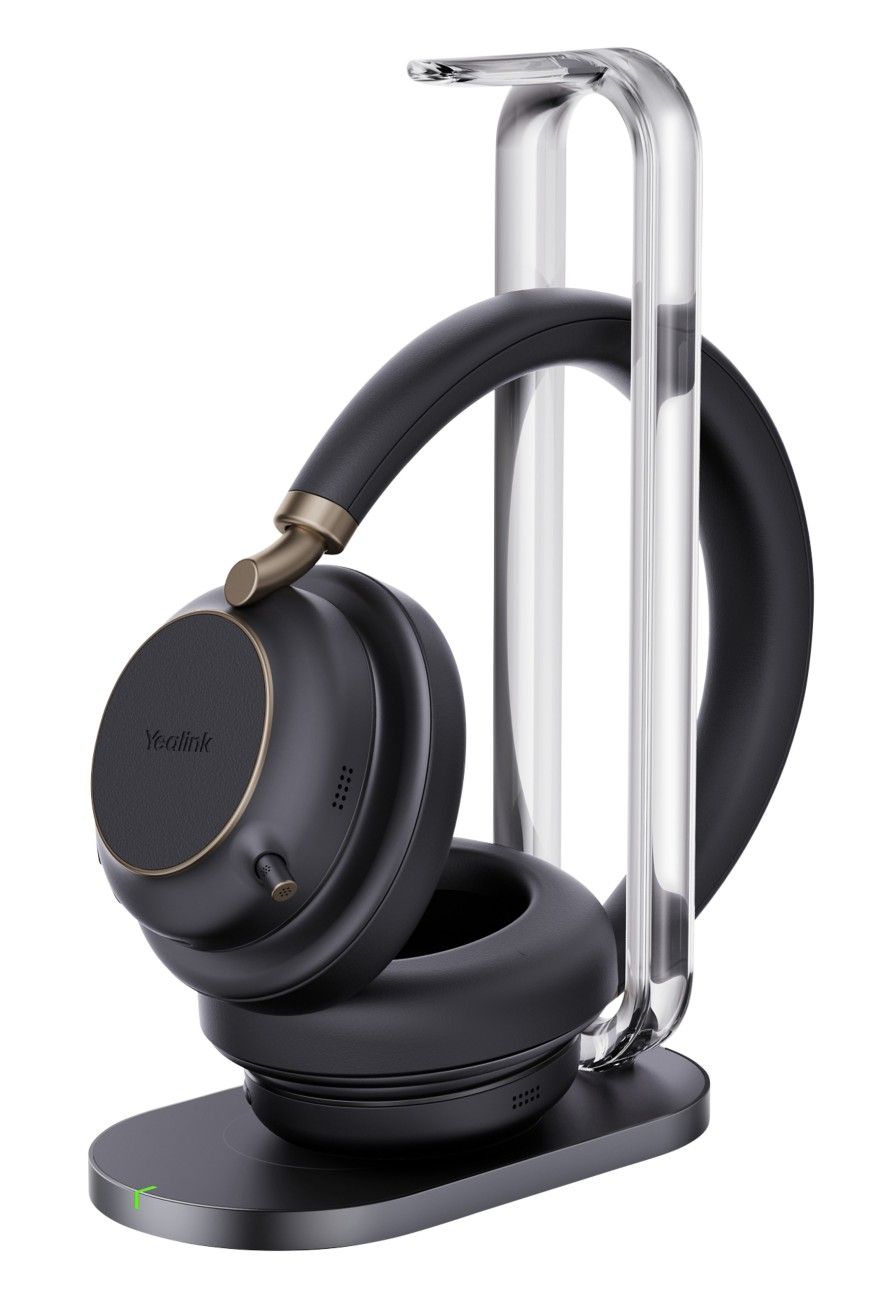 Yealink BH76 Plus Teams Black USB-C/A Headset - Image 1