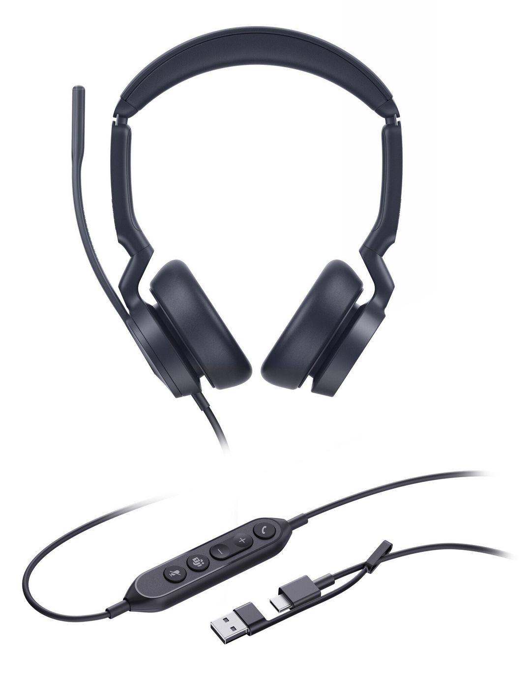 Yealink UH46 Dual Teams USB-C/A Headset - Image 1