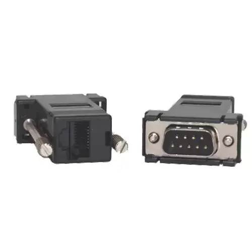 Opengear 319016 cable gender changer DB9M RJ45 Black - Image 1